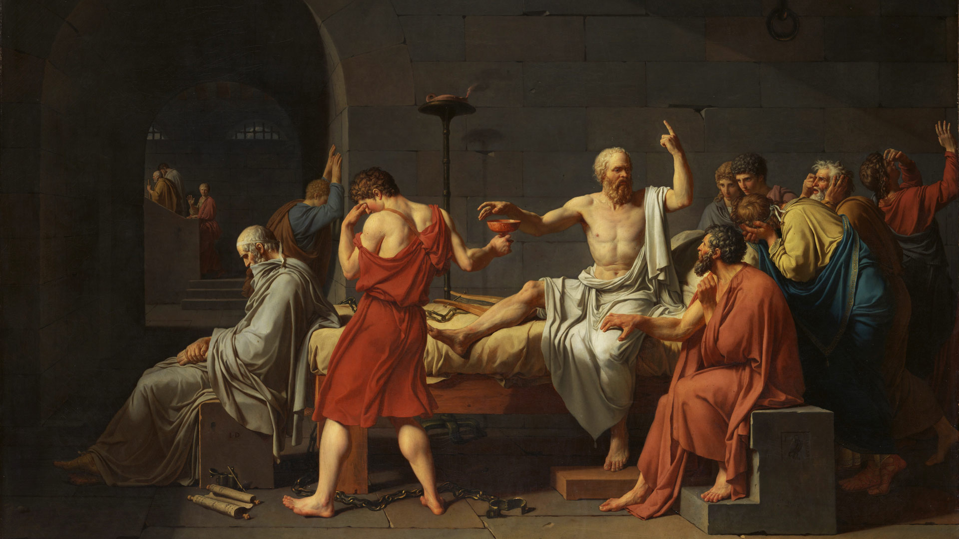 the death of socrates painting