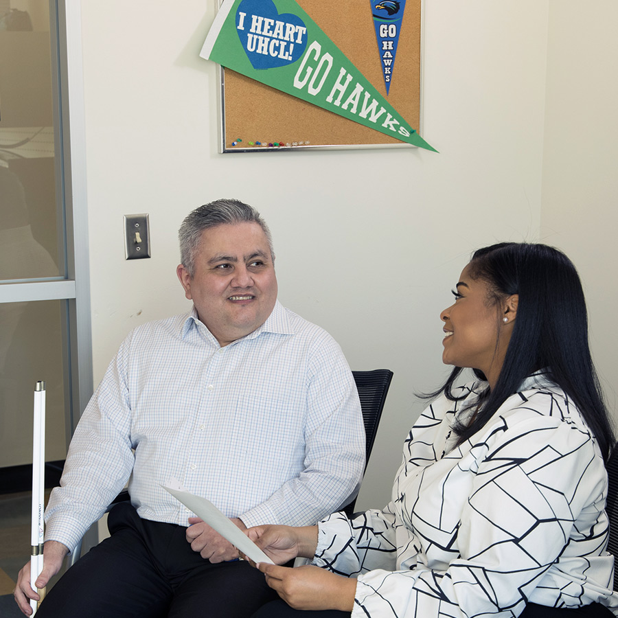 UHCL Accessibility Support Center Staff Members