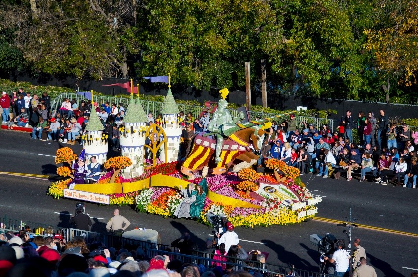 Rose Parade float