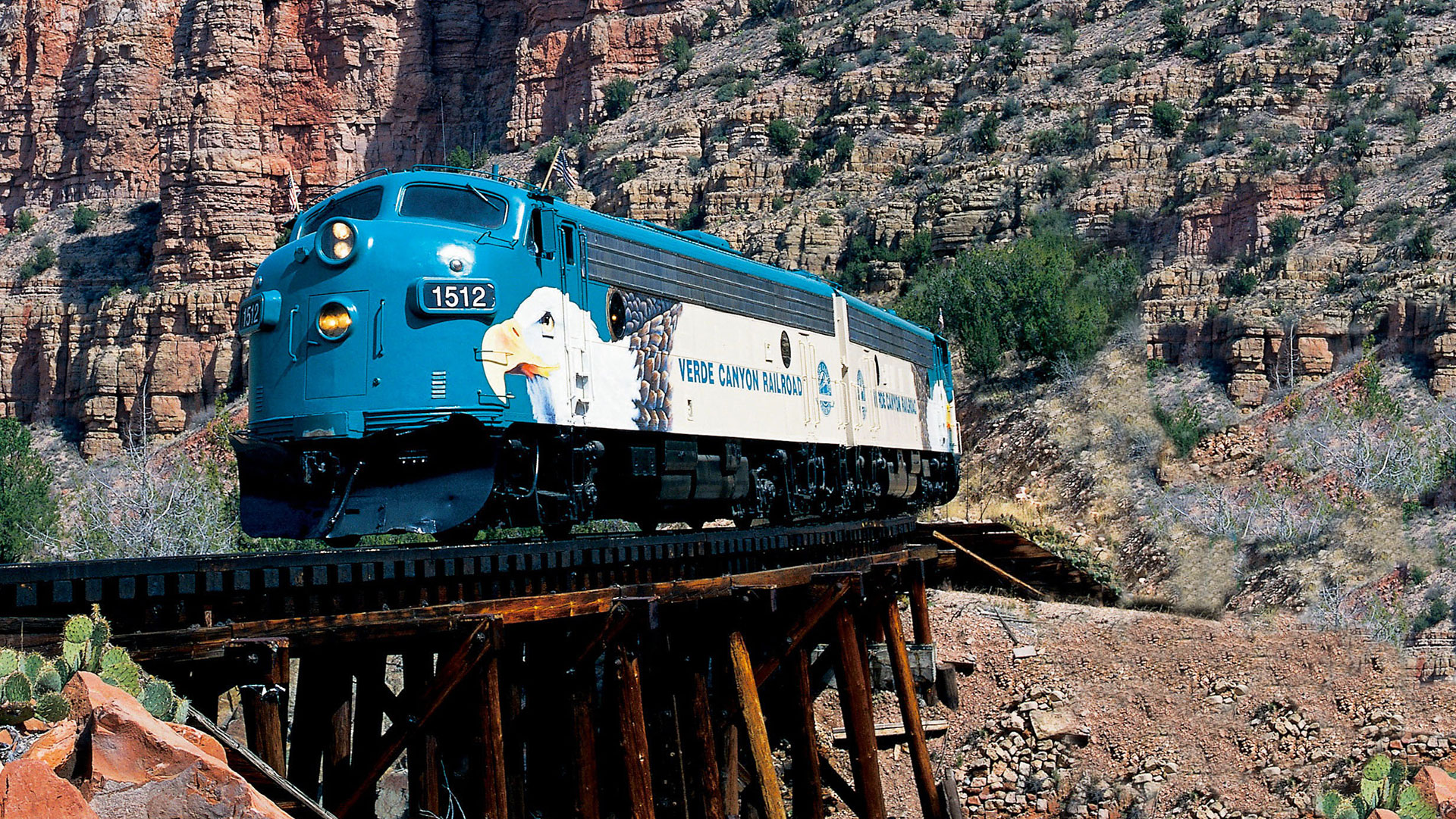 Verde Canyon Railroad train
