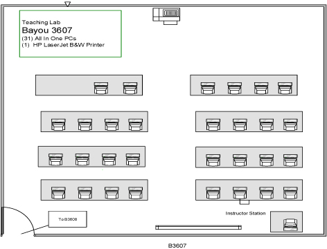 Bayou 3607 Layout