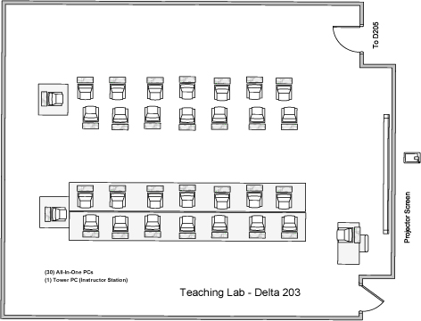 delta 203 layout