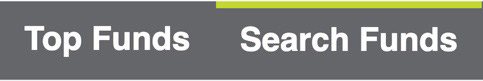 Screenshot of "Top Funds" and "Search Funds" tabs, with "Search Funds" highlighted.
