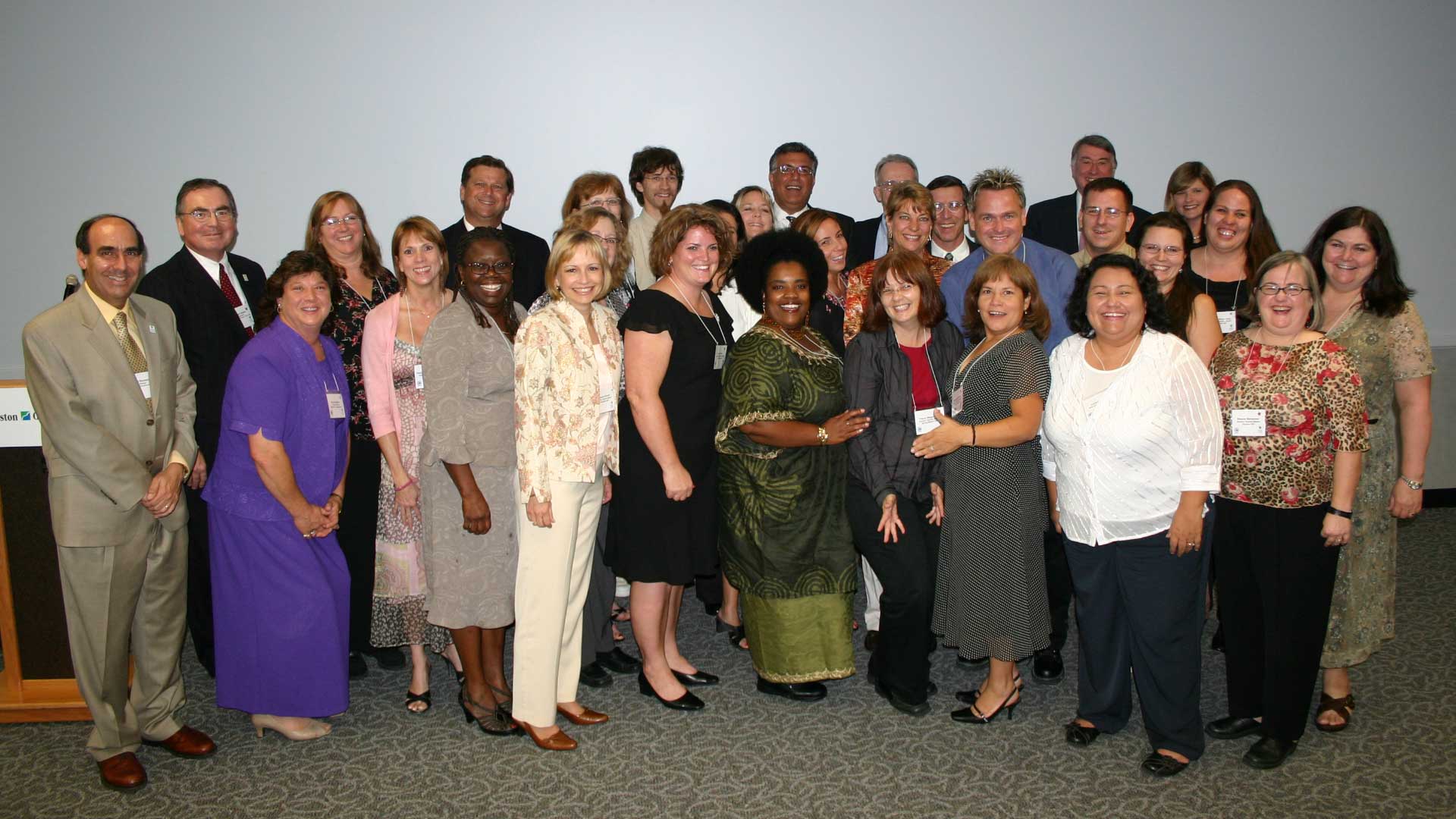 Twenty-eight Houston area science teachers recognized at a reception and dinner at the University of Houston-Clear Lake