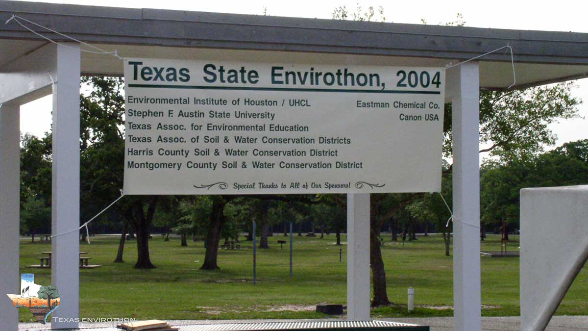 2004 Texas Envirothon banner