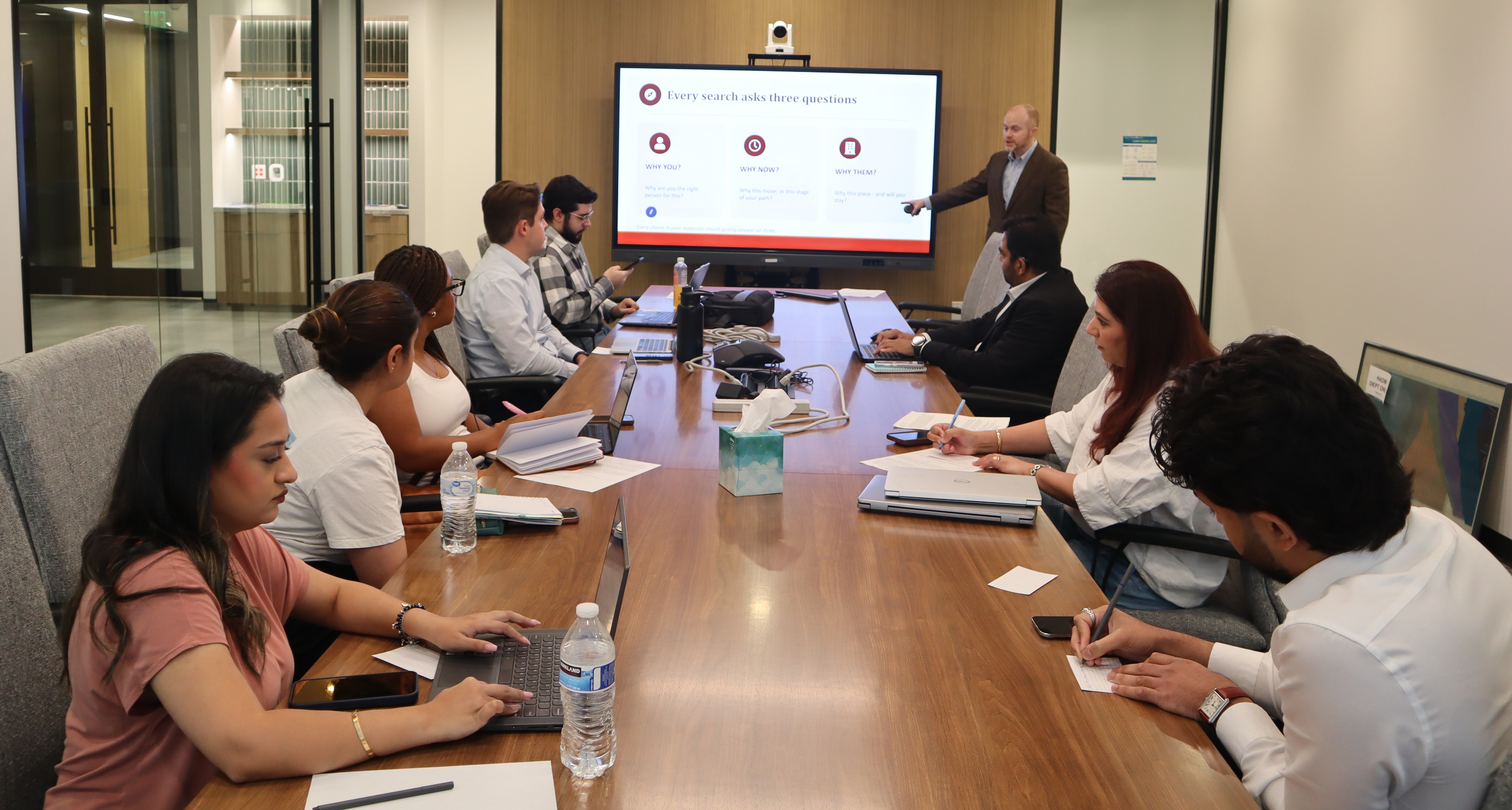 Dr. Jordan Mitchell preps fellows