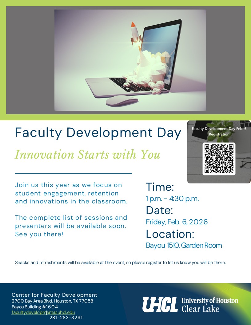 flyer for faculty development day