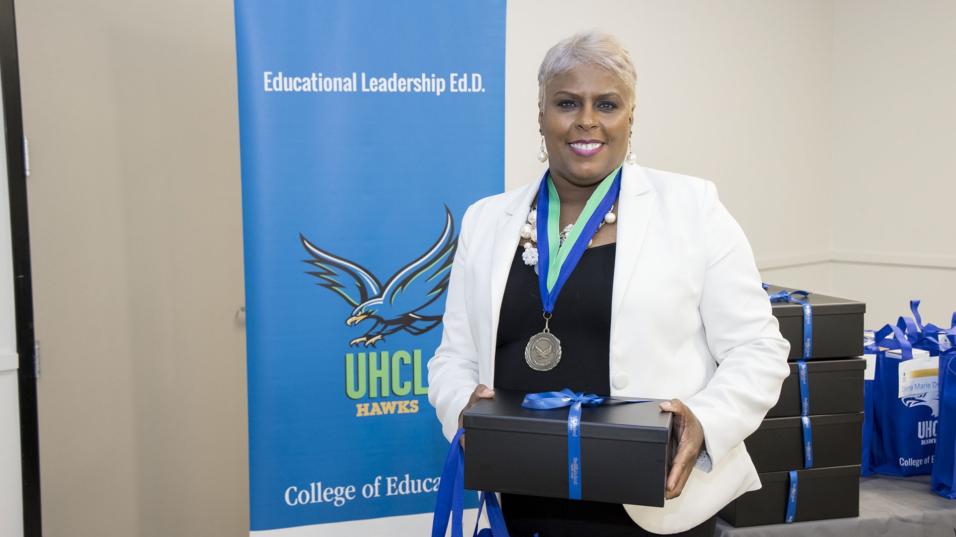 Photo of UHCL Alumi, Dr. Rachel Alex