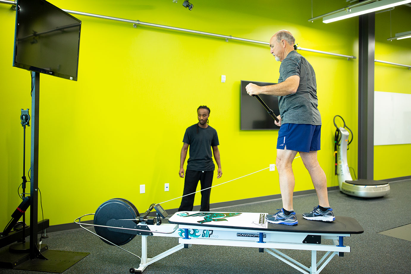 CLASP lecture on senior exercise includes visit to UHCL's new health institute