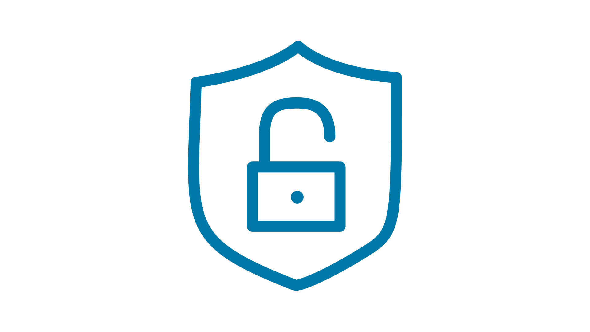 cyber security icon with lock