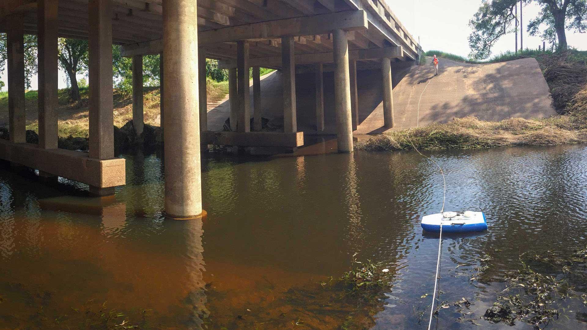 Caney Creek – Post Harvey Flow Measurement 