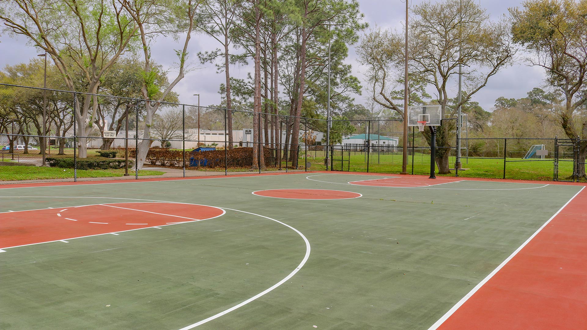 Basketball courts at the Delta Field Complex