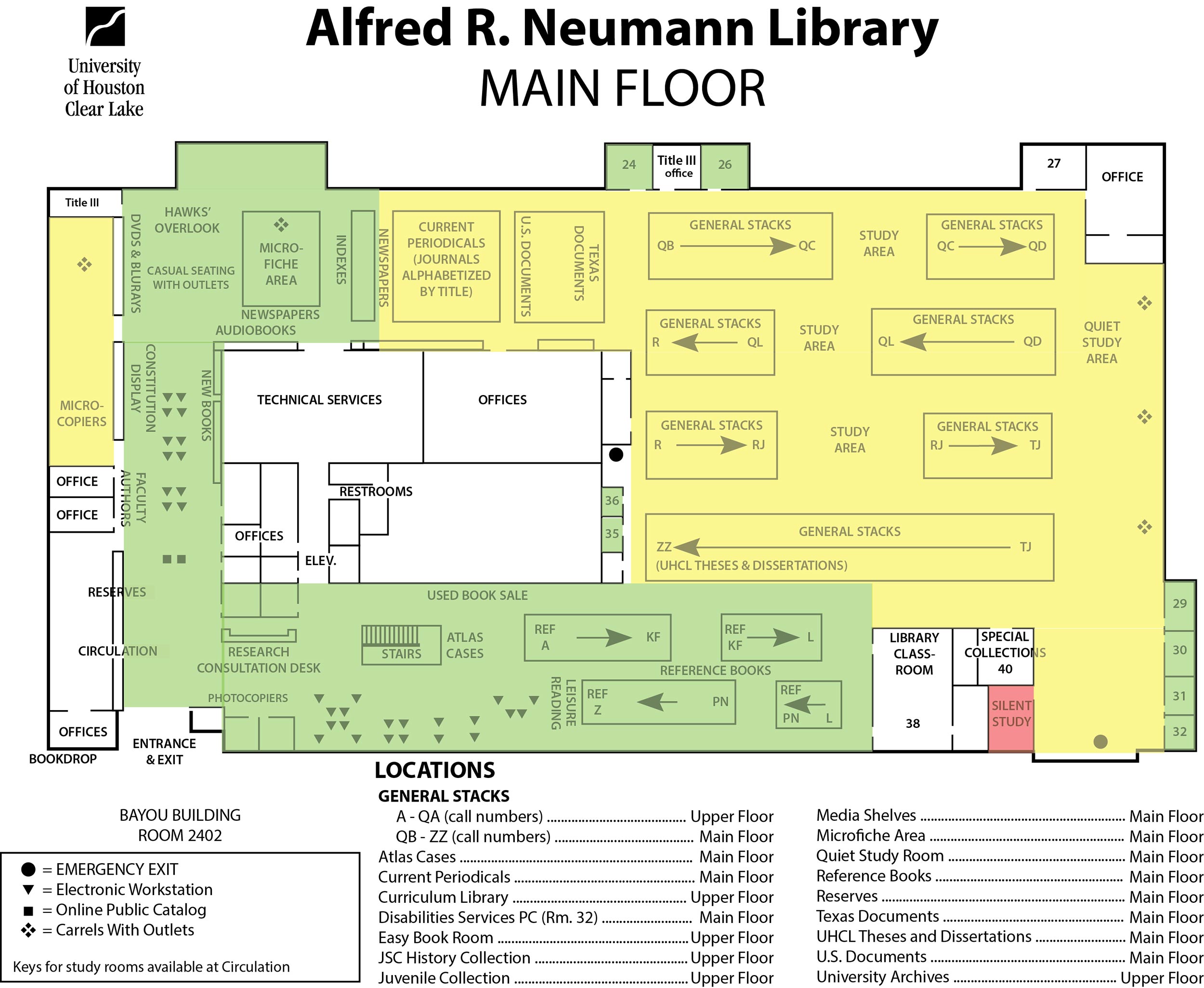 Floor map