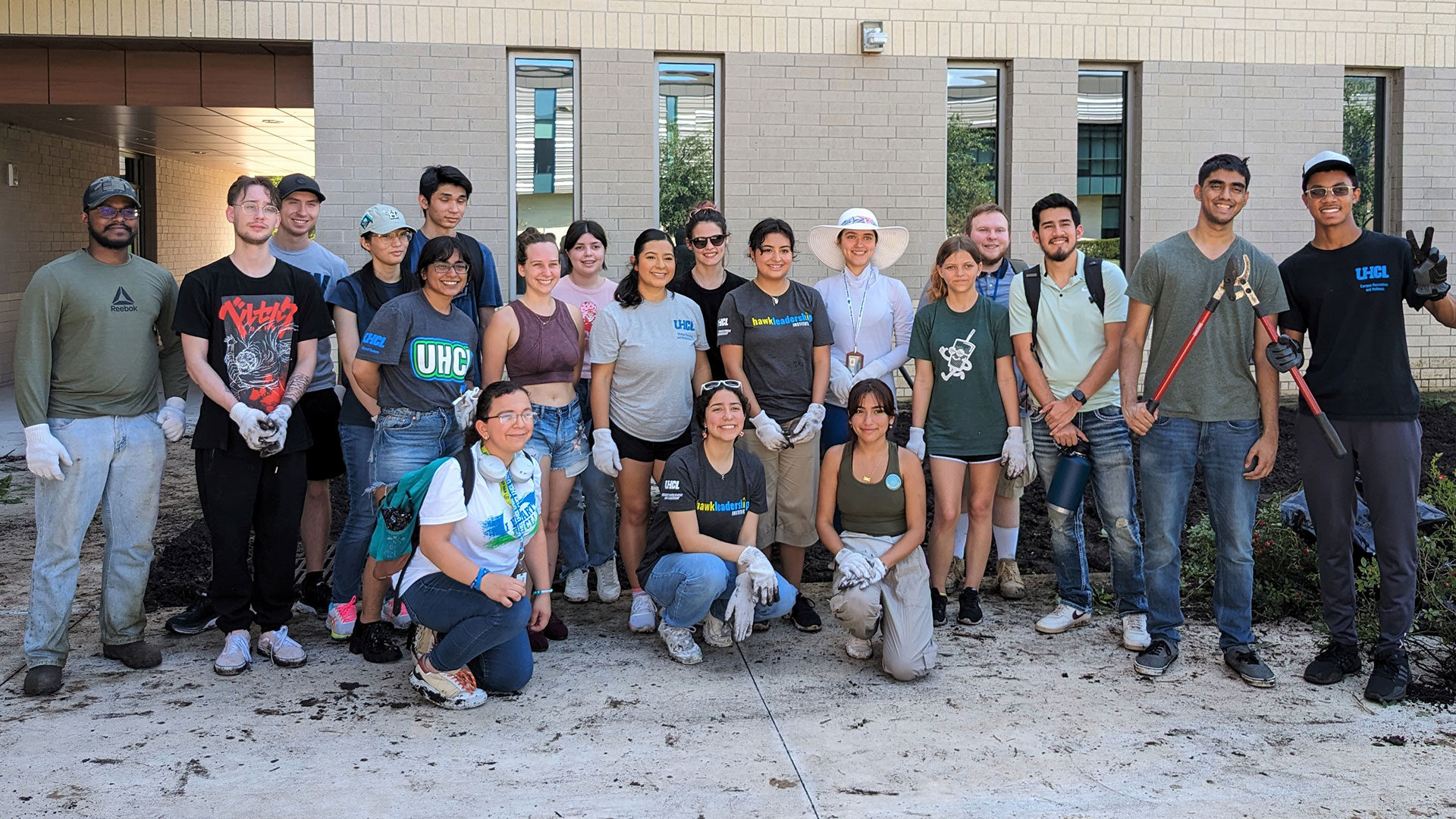 Hunter Hall project students