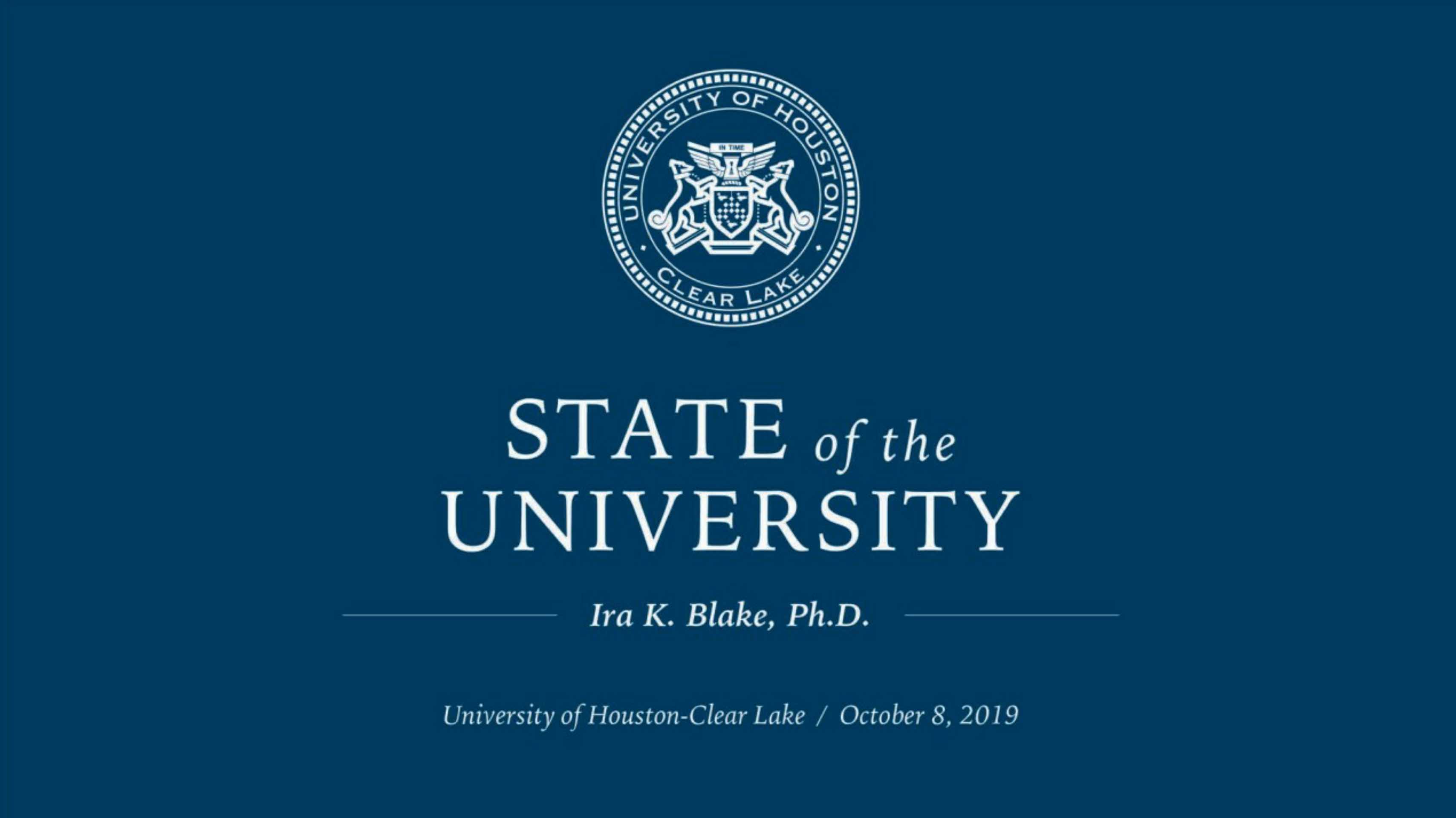 State of the University, 2019-20