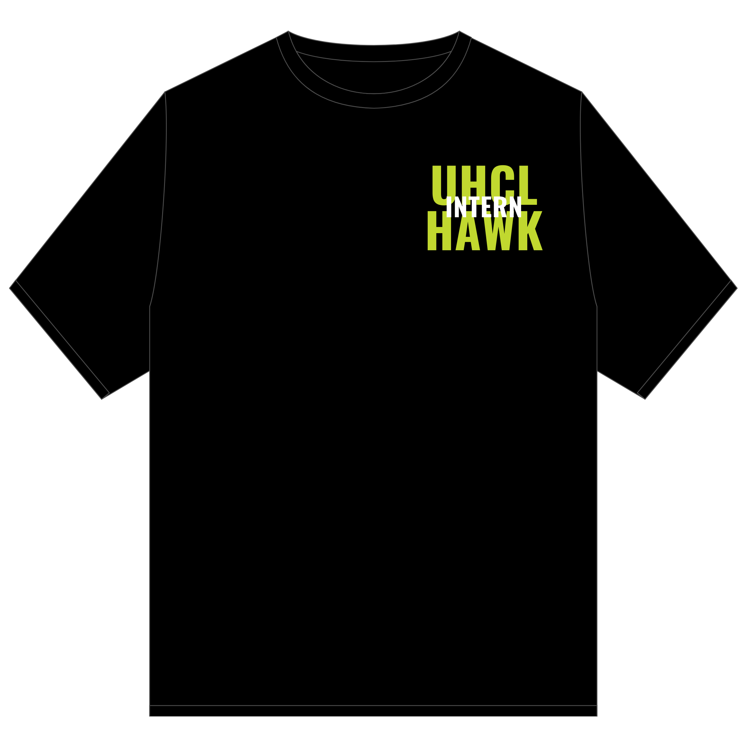 UHCL Hawk Intern T-Shirt Front