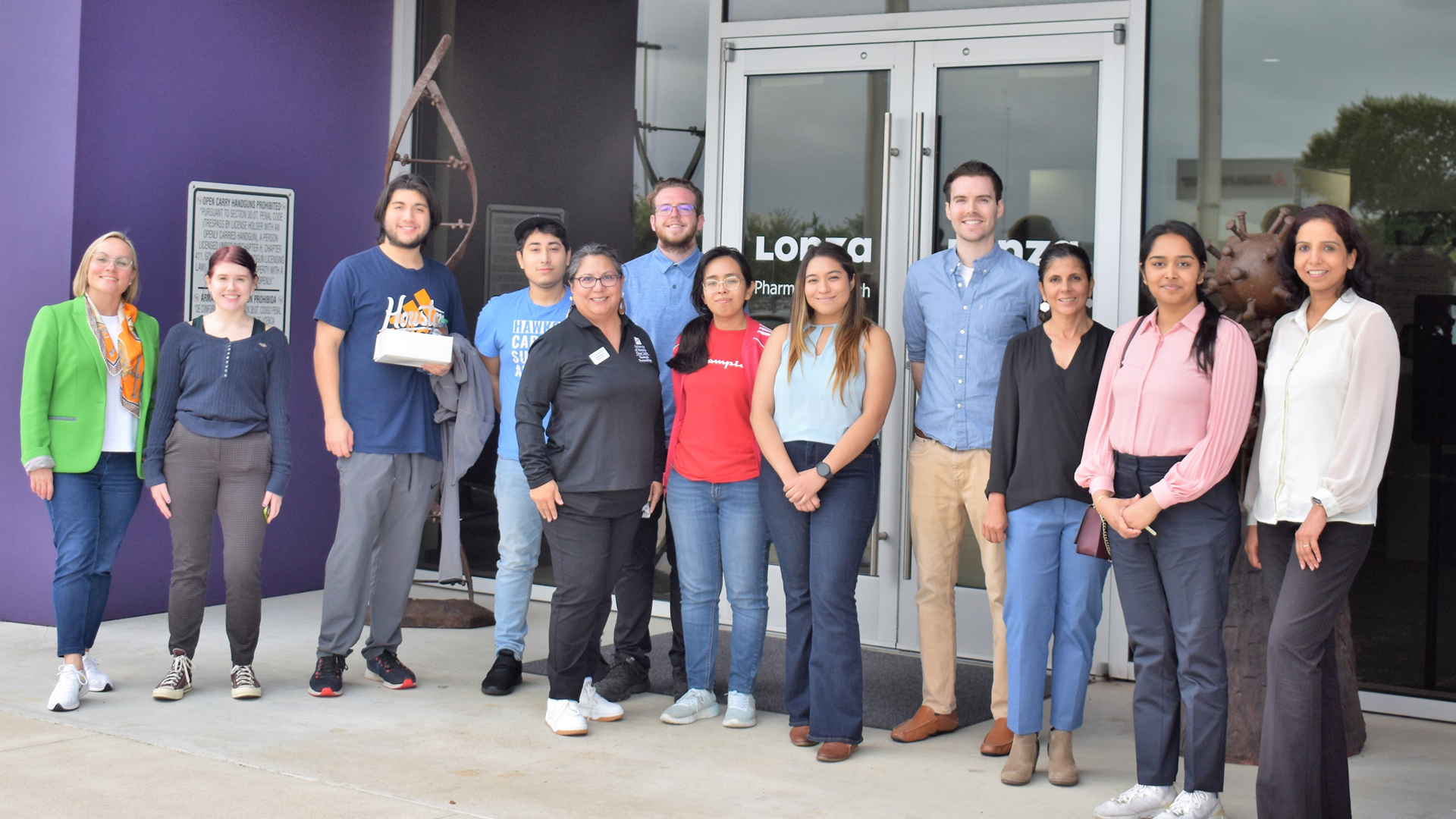 UHCL Student Visit Lonza