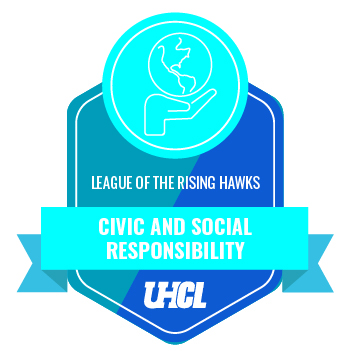 League of the Rising Hawks - Civic and Social Responsibility badge