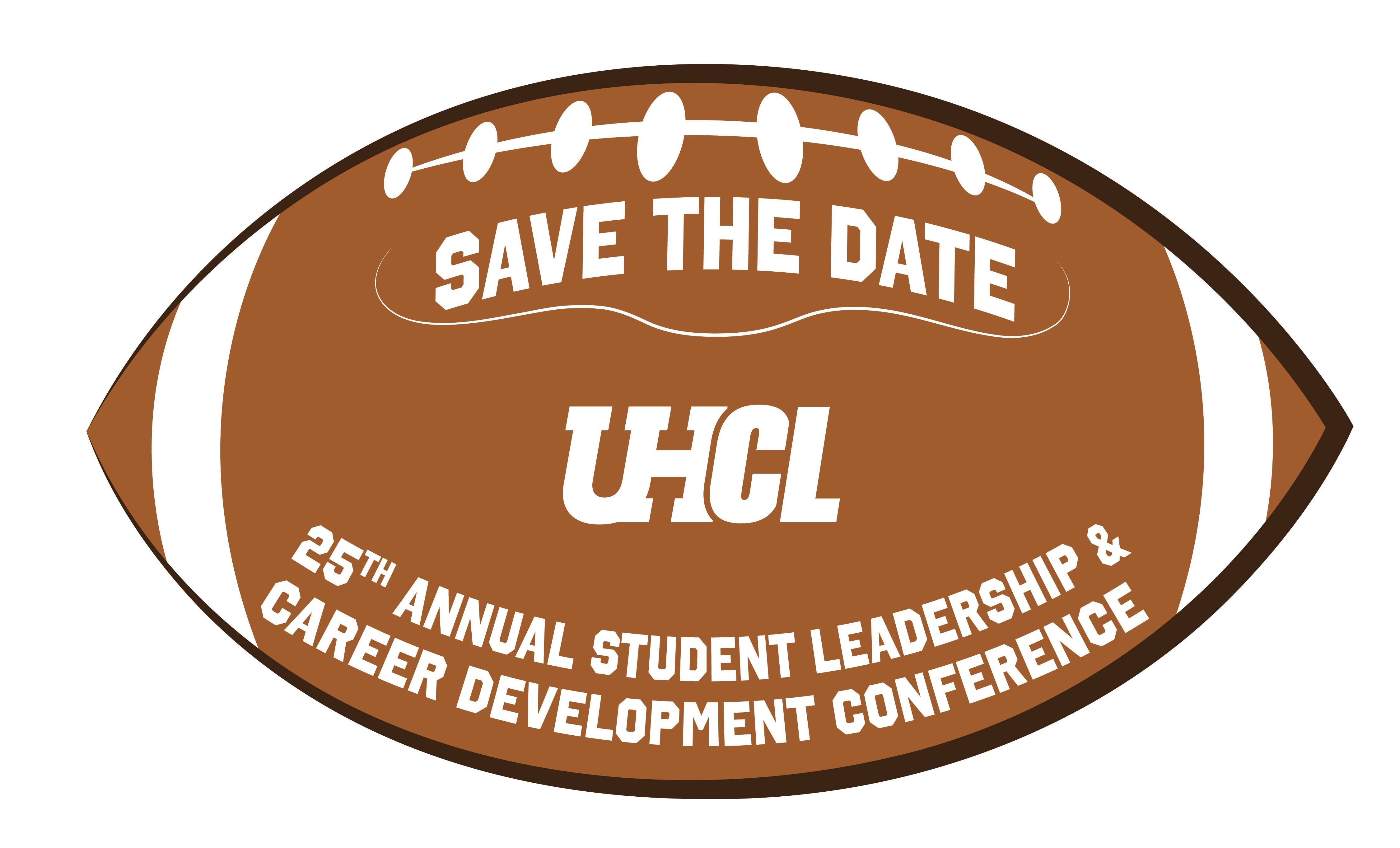 Save the date. football design. 25th Annual Conference